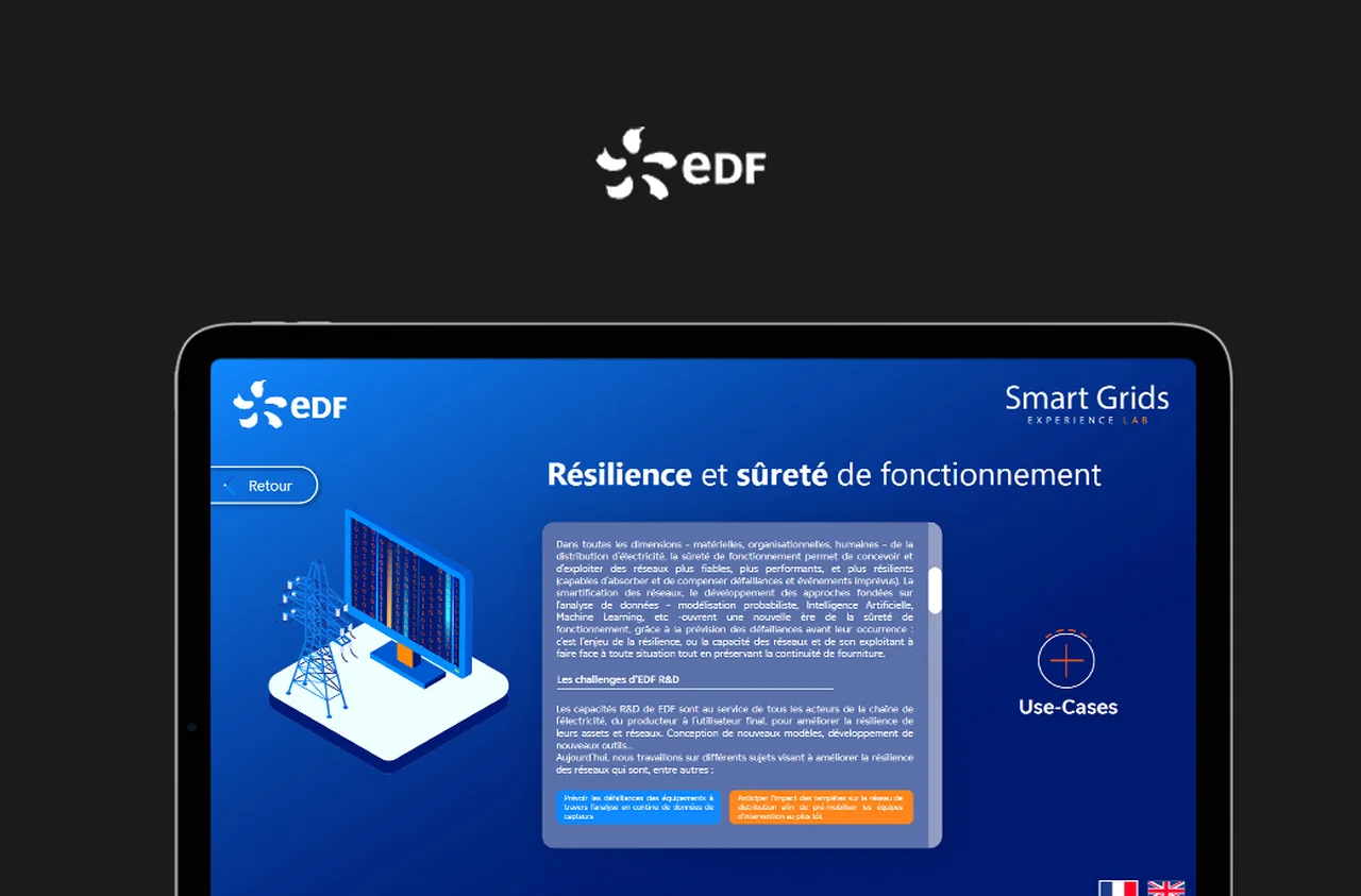 EDF — Smart Grids Experience Lab et cas d'usage réseau